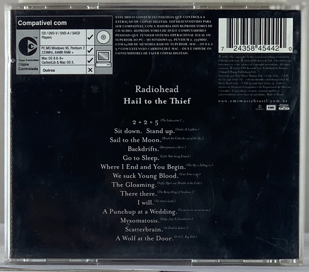 Radiohead - Hail to the Thief (CD usado)