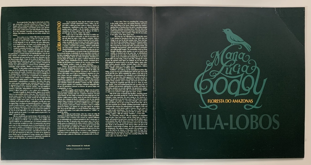 Floresta do Amazonas - Villa-Lobos - Maria Lúcia Godoy, Henrique Morelenbaum, Orquestra Sinfônica do Rio de Janeiro (LP usado)