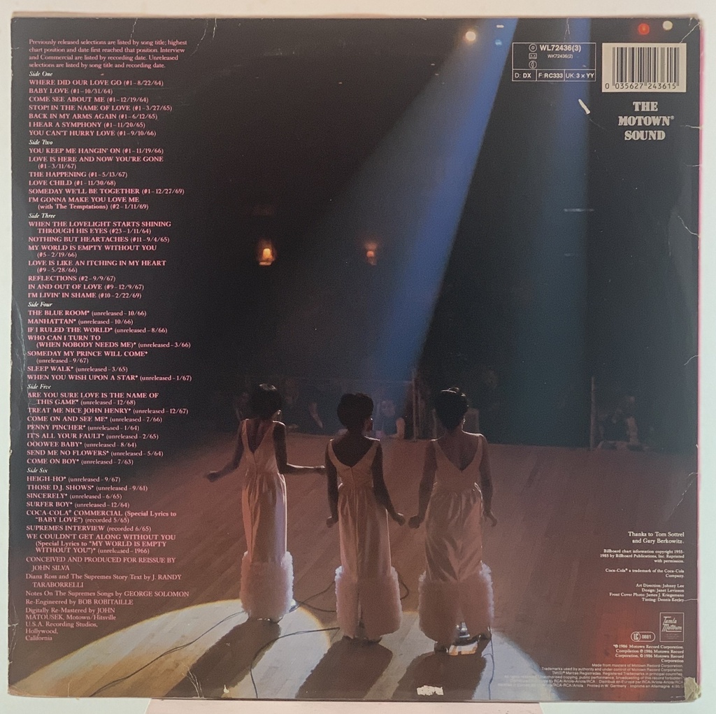 Diana Ross And The Supremes - 25th Anniversary (3LPs c/encartes) (usado)