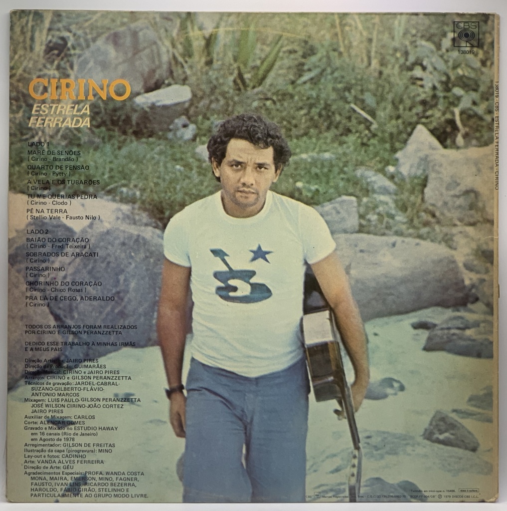 Cirino - Estrela Ferrada (LP usado)