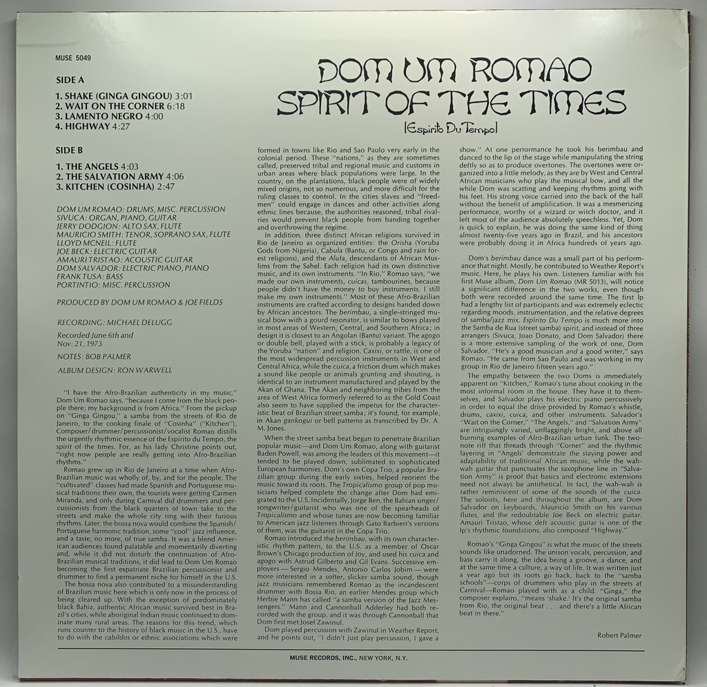 Dom Um Romao - Spirit of the Times (LP usado)