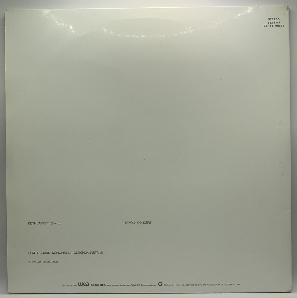 Keith Jarrett - The Köln Concert (2LPs usado)