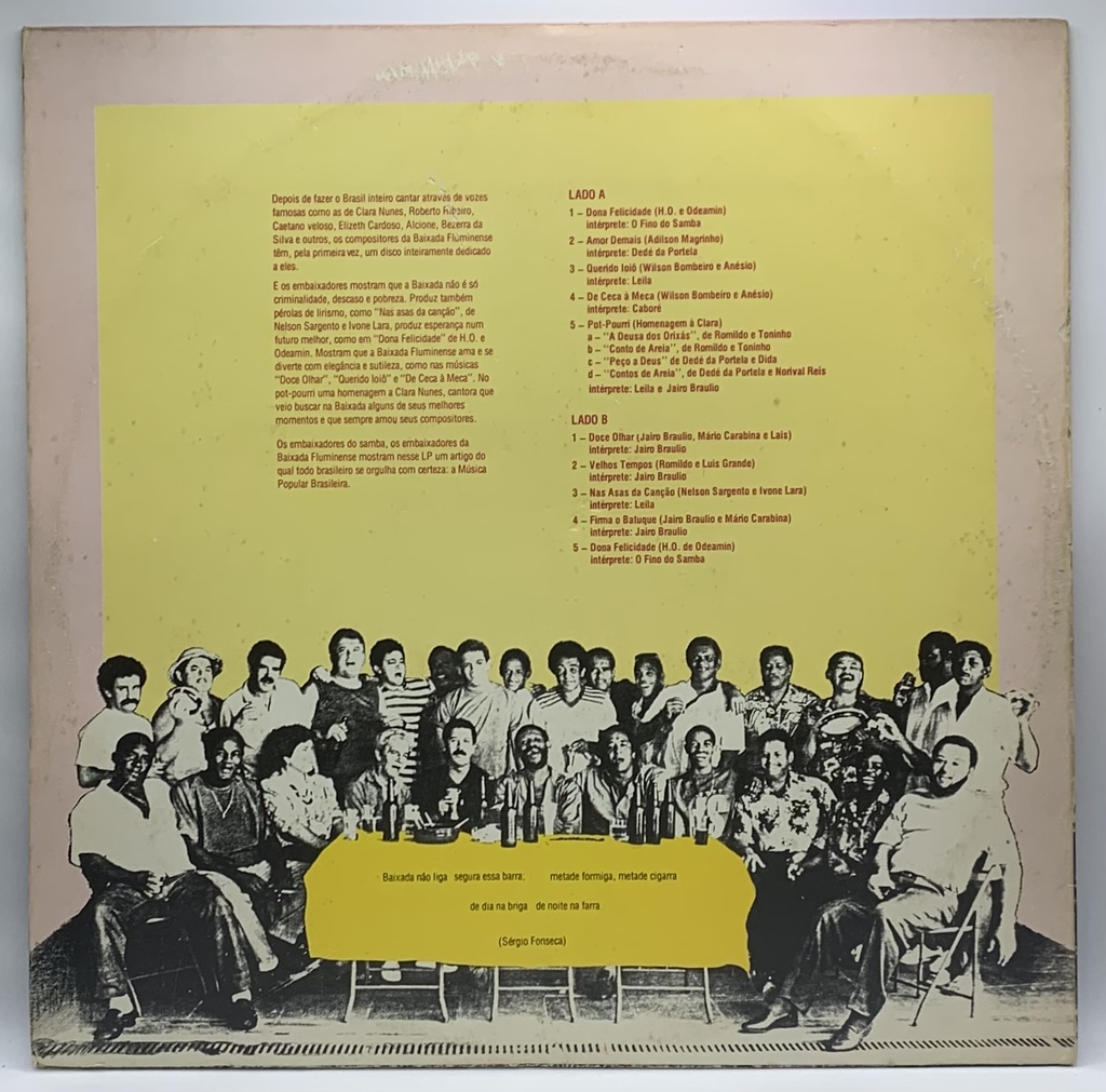 V/A - Embaixada do Samba (LP usado)