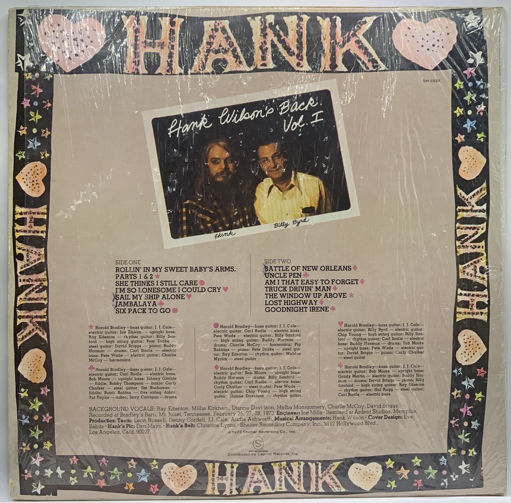 Leon Russell - Hank Wilson's Back Vol. I (LP usado)