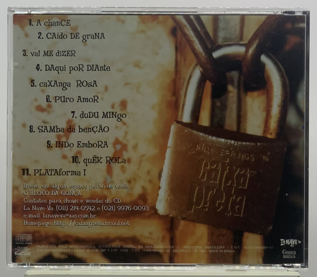 Caixa Preta - 100% Gonça (CD usado)