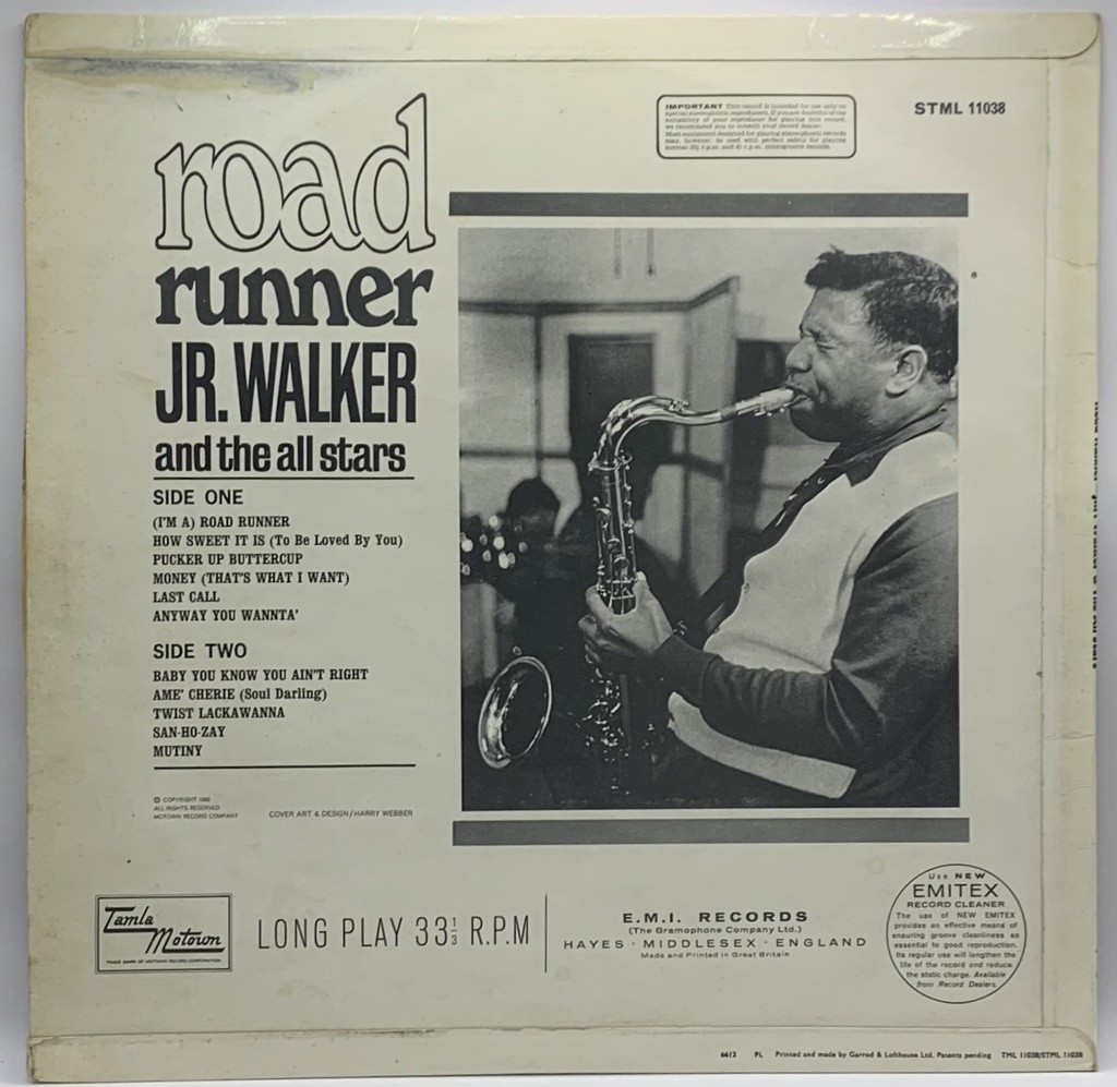 Jr. Walker & The All Stars -  Road Runner (LP usado)