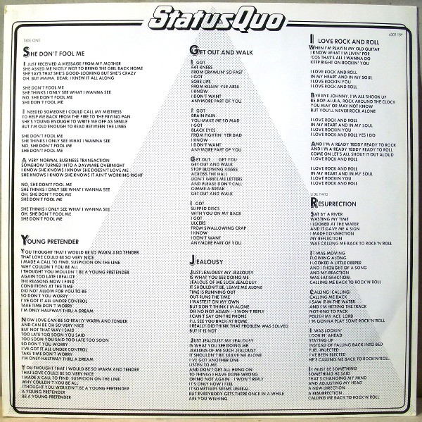 Status Quo – 1+9+8+2 = XX