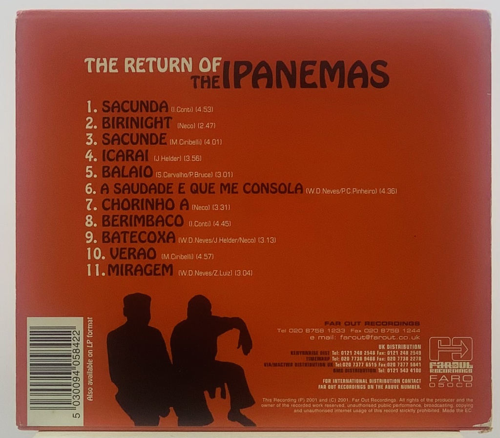 Ipanemas, The - The Return of the Ipanemas (CD usado)