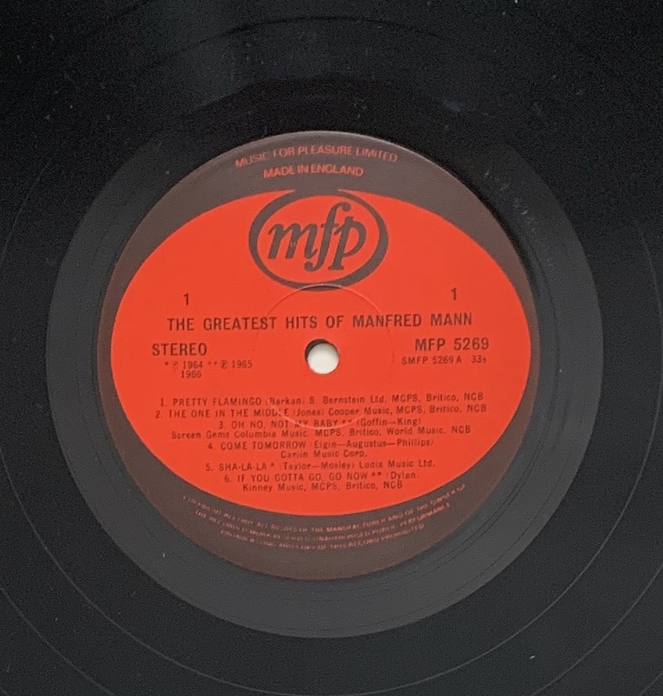 Manfred Mann - The Greatest (LP uado)