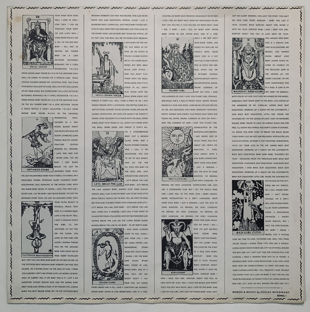 Zodiac Mindwarp and the Love Reaction - Tattooed Beat Messiah