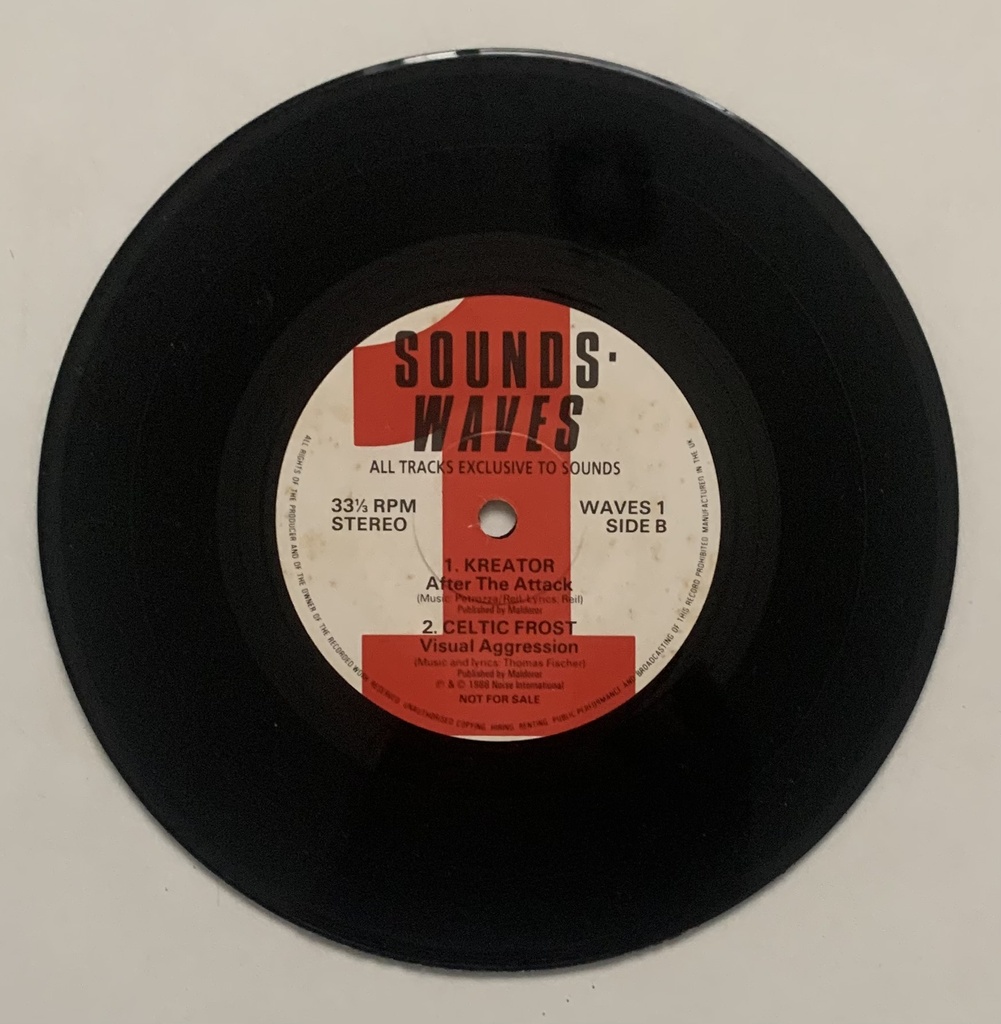 Motorhead/Stupids/Kreator/Celtic Frost - Sound Waves (Vinil 7" EP usado)