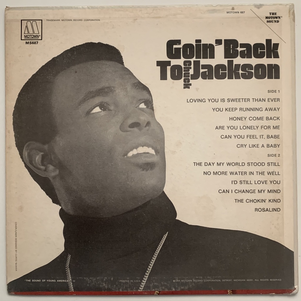 Chuck Jackson - Goin' Back to Chuck Jackson (LP usado)