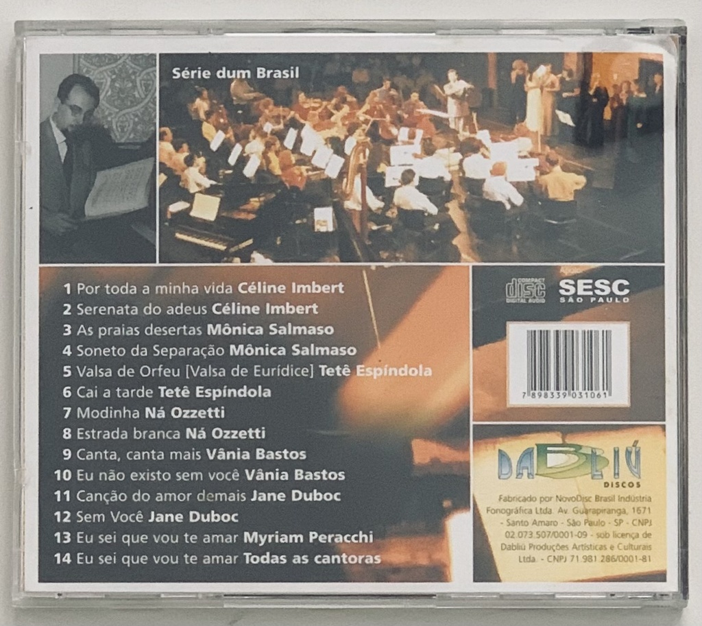 Léo Peracchi & Jazz Sinfônica - Canções de Tom e Vinícius (CD usado)