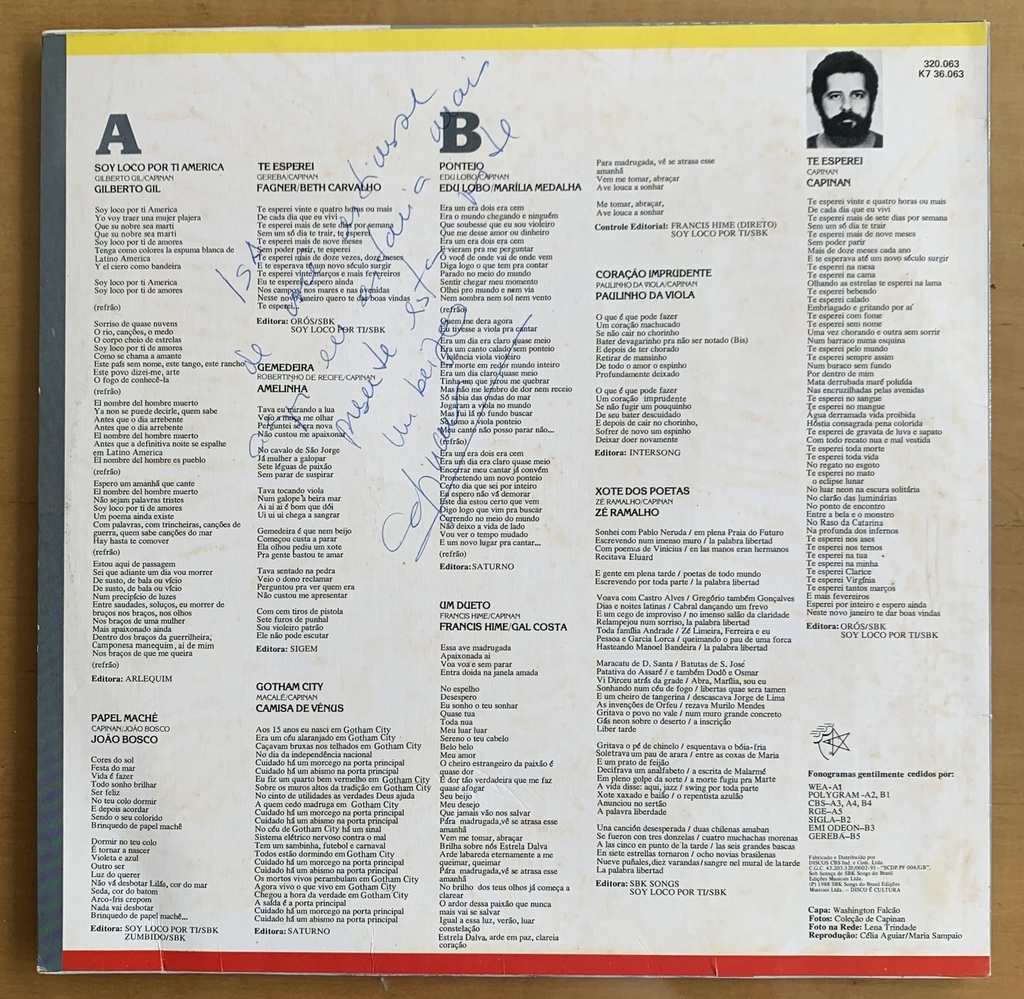 Capinan - O Viramundo: 21 Anos de Tropicalsmo (LP usado)