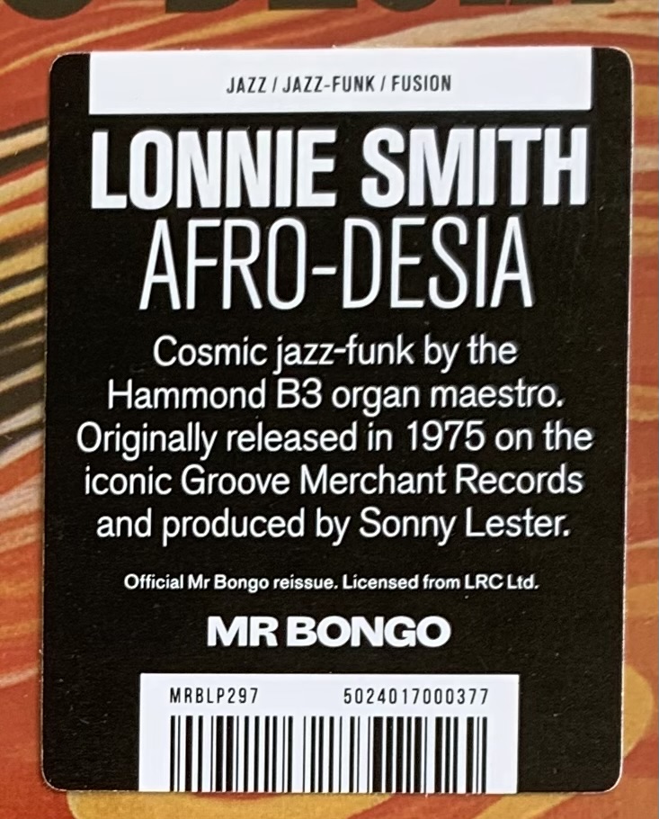 Lonnie Smith - Afro-Desia (LP usado)