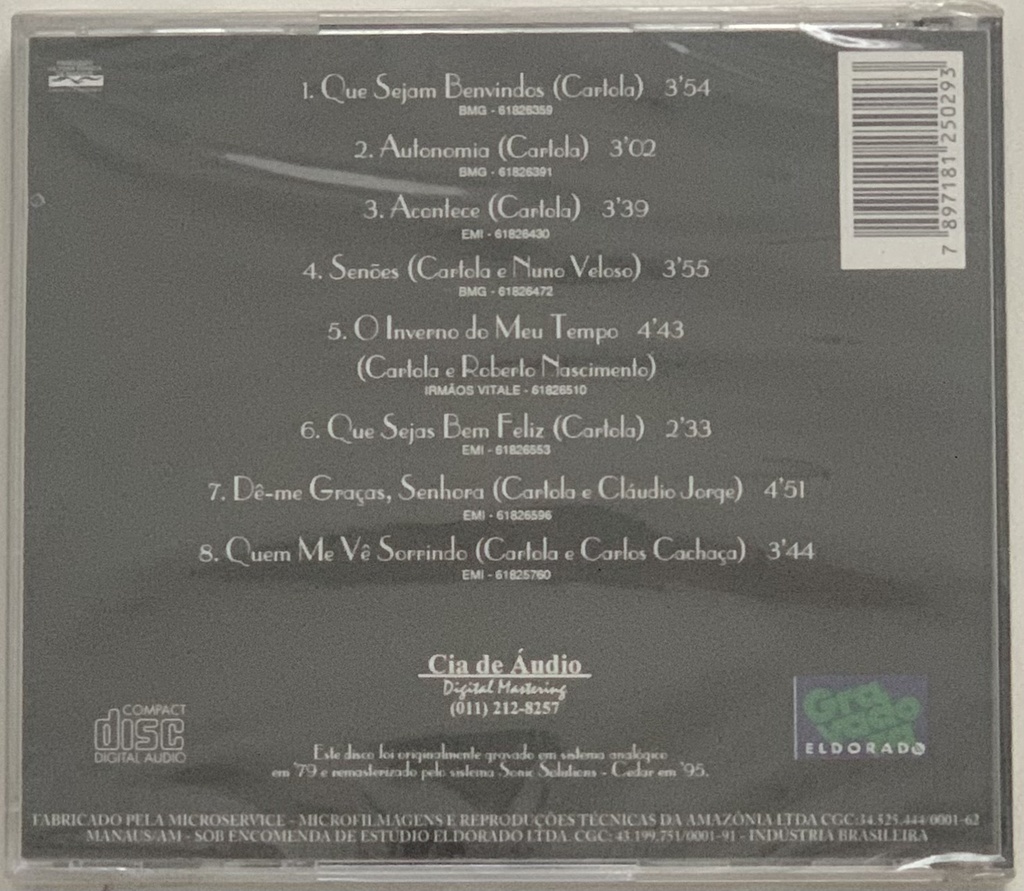 Cartola - Documento Inédito (CD novo)