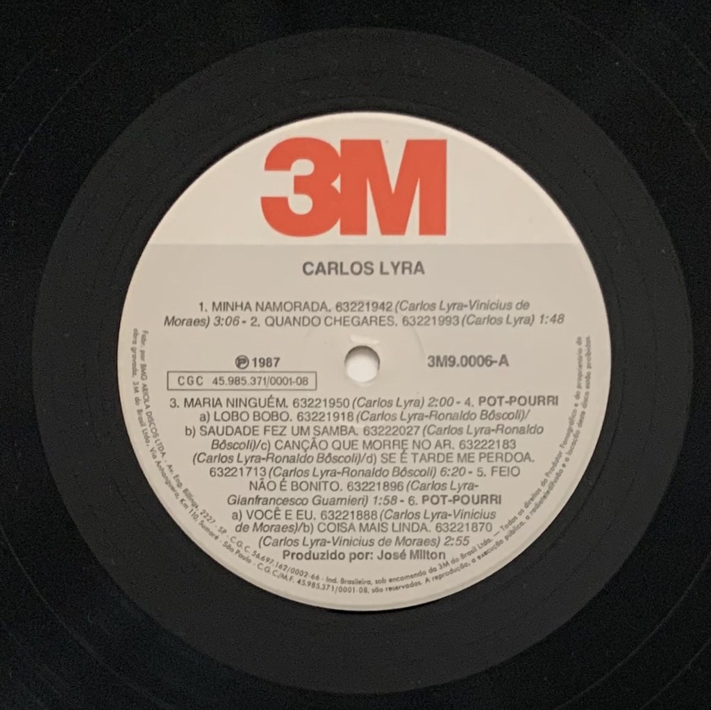 Carlos Lyra - 25 Anos de Bossa Nova (LP usado)