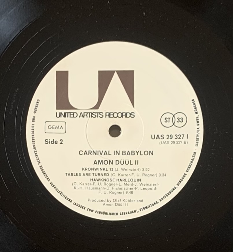 Amon Düül II - Carnival in Babylon (LP usado)