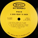 Poco - A Good Feelin' to Know (LP usado)