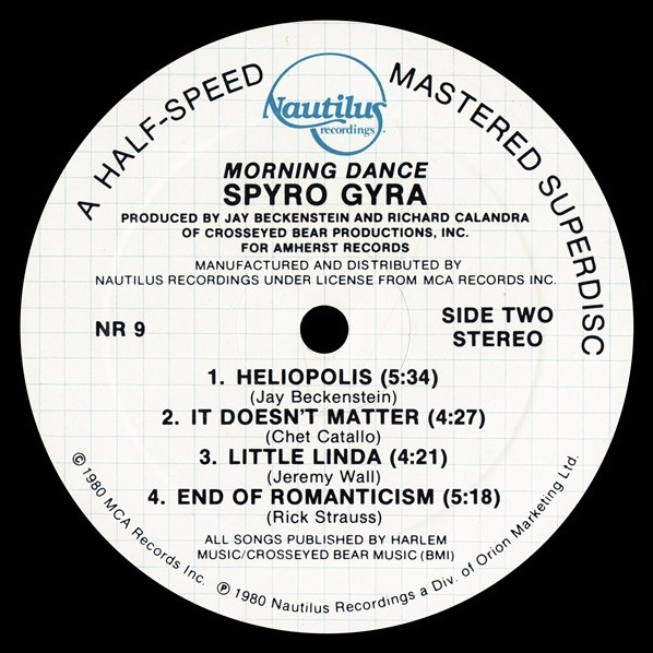 Spyro Gyra - Morning Dance [Audiophile] (LP usado)
