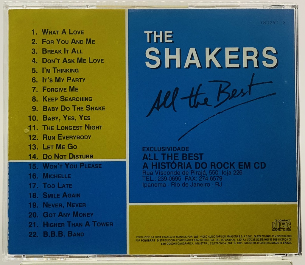 Shakers,The - All the Best (CD usado)