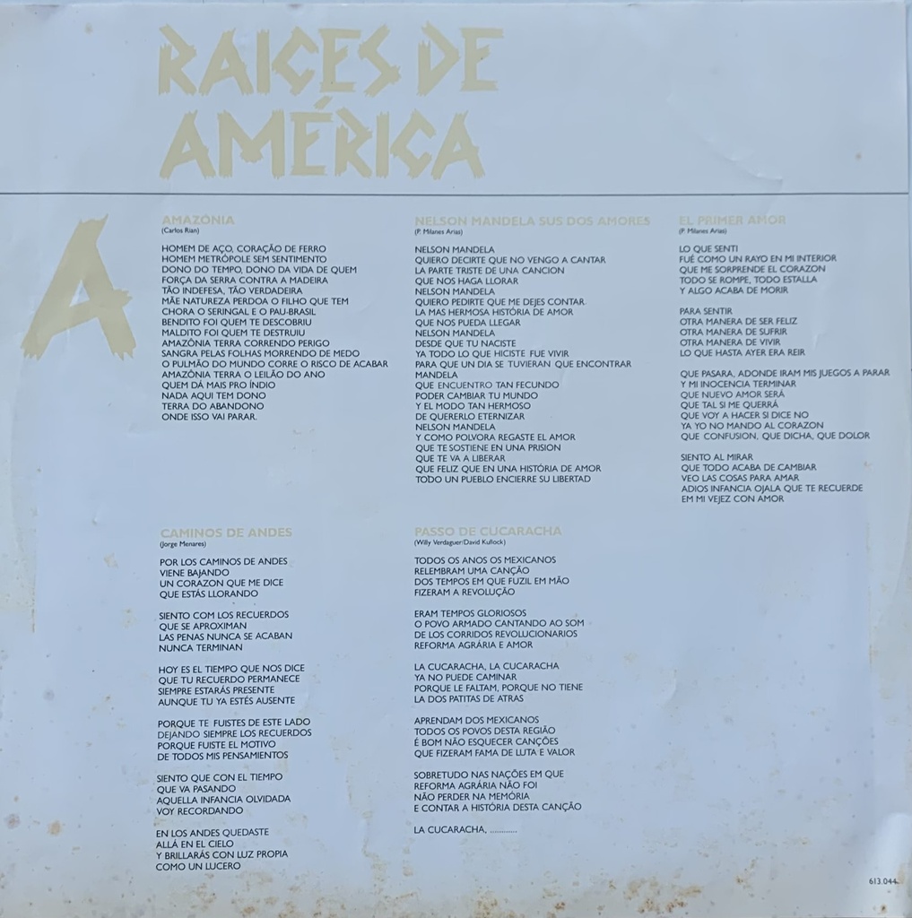 Raíces de América - Amazônia (LP usado)