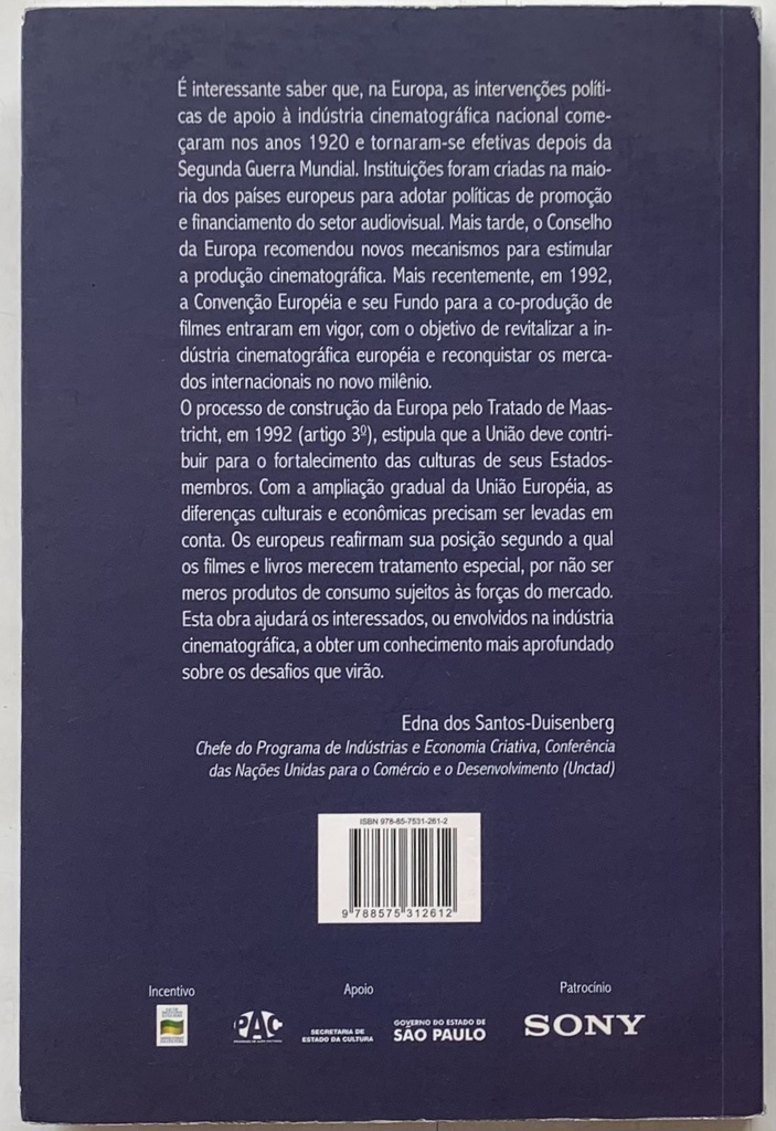 Cinema no Mundo – Europa  / Volume V (Livro usado)