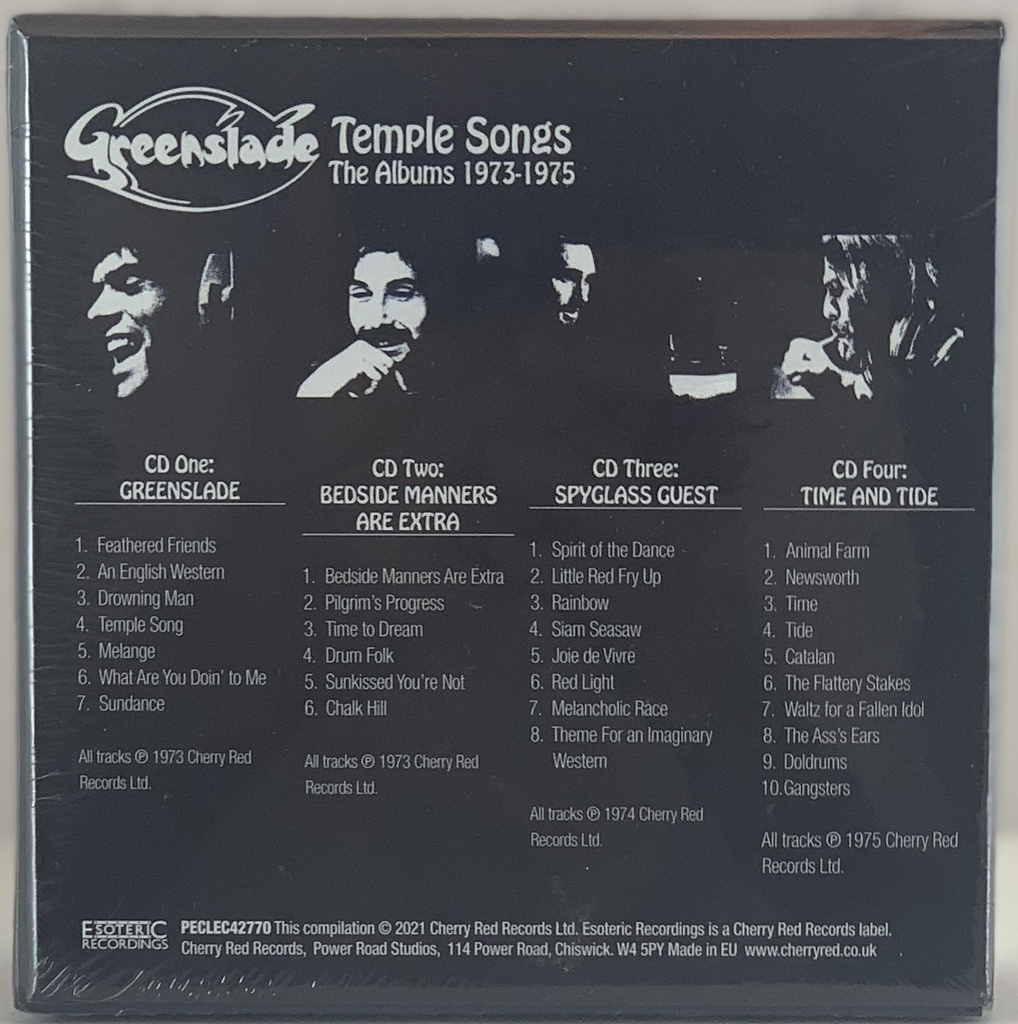 Greenslave - Temple Songs - Albums,The 1973-1975  Novo Lacrado