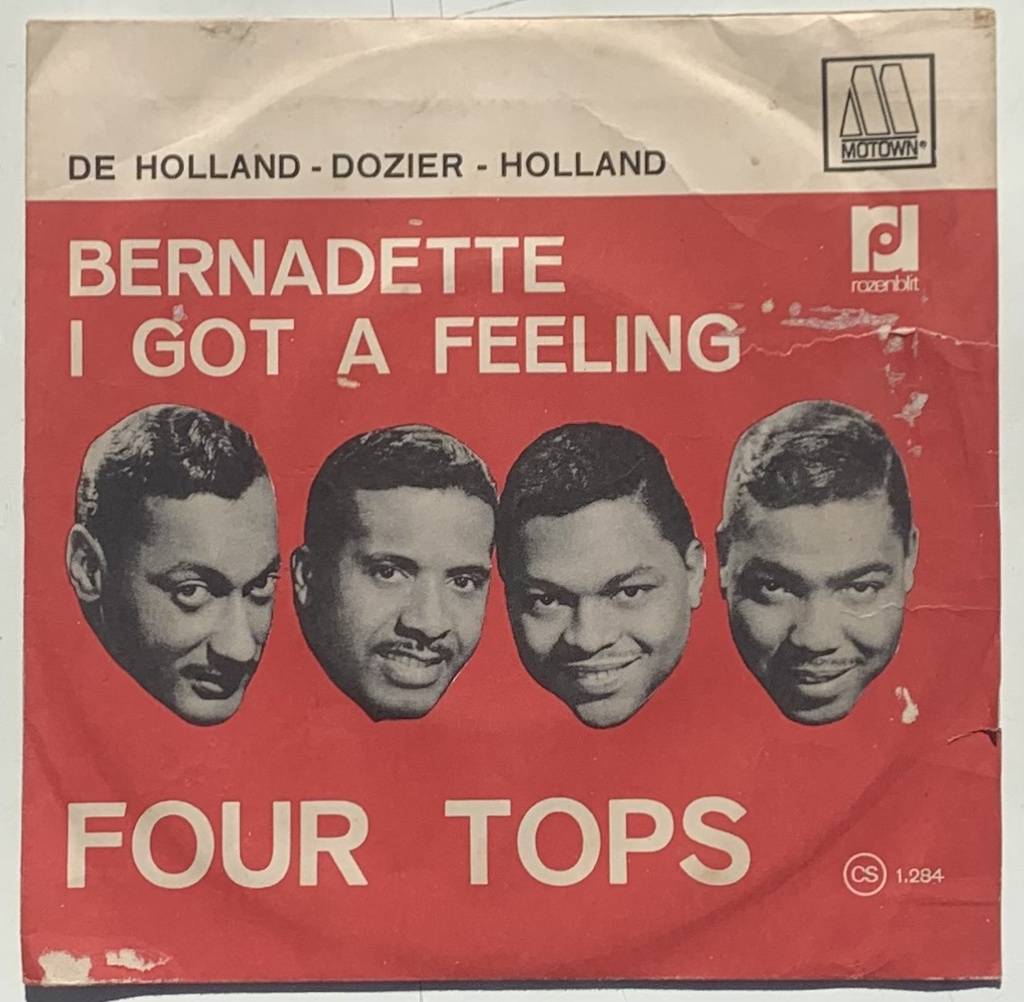 Four Tops - Bernadette / I Got A Feeling (Vinil 7" usado)