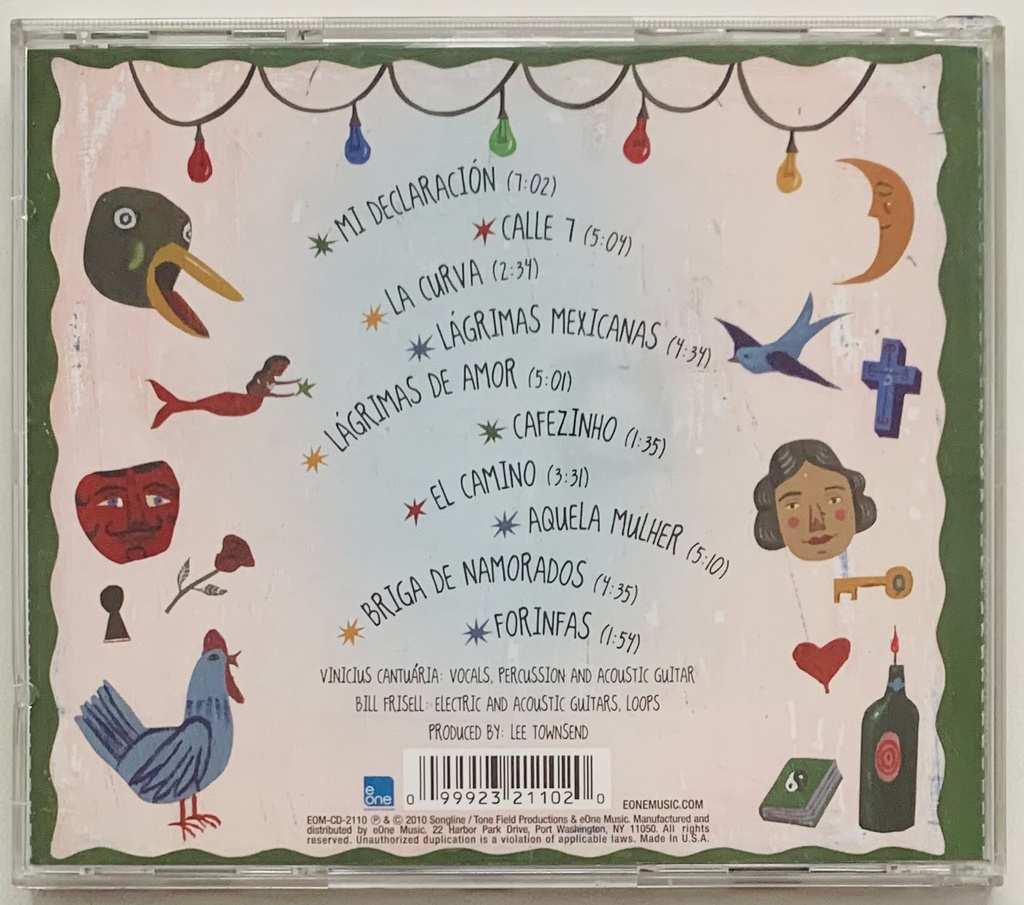 Vinicius Cantuária & Bill Frisell - Lágrimas Mexicanas (CD usado)