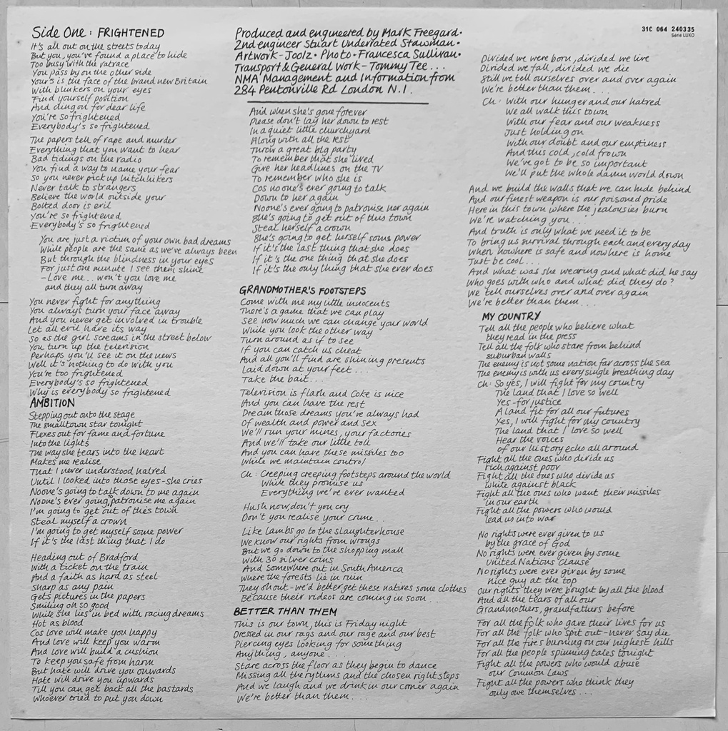New Model Army - No Rest for the Wicked (LP usado)