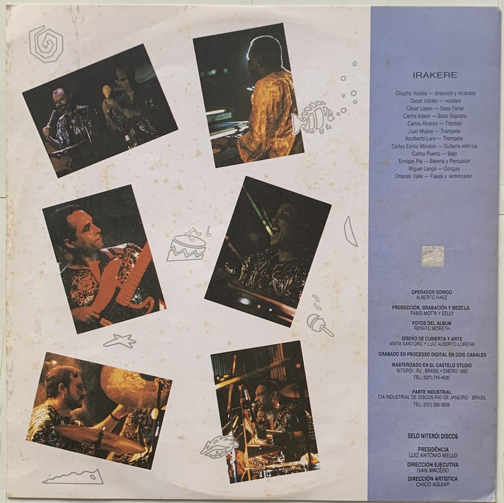 Irakere - Encontro com Cuba [Janeiro 1992 Niterói,R.J.] (LP usado)