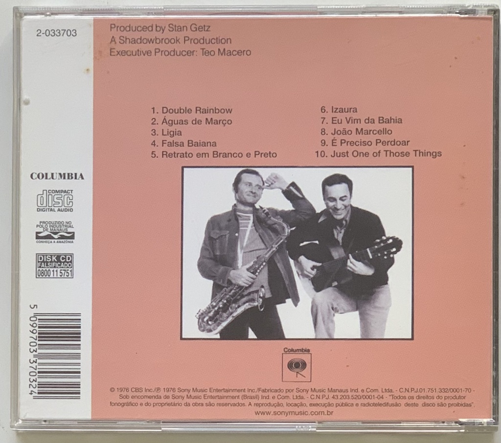 Stan Getz - Getz Plays Jobim: The Girl From Ipanema (CD usado)