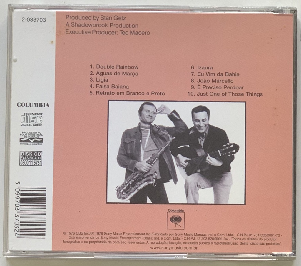 Stan Getz - The Best of Two Worlds • Featuring João Gilberto (CD usado)