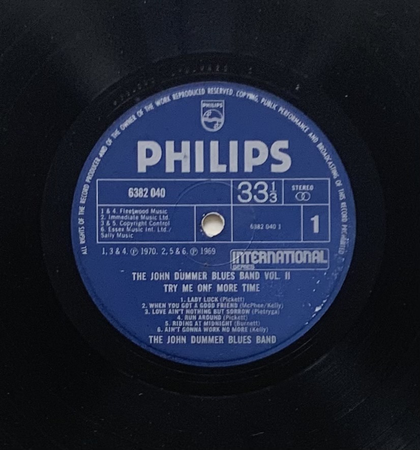 John Dummer Blues Band - Vol 2 Try Me one more Time (LP usado)
