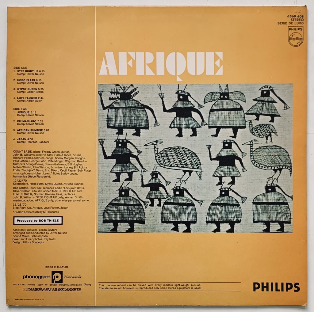 Count Basie & His Orchestra Arranged and Conducted by Oliver Nelson – Afrique (LP usado)