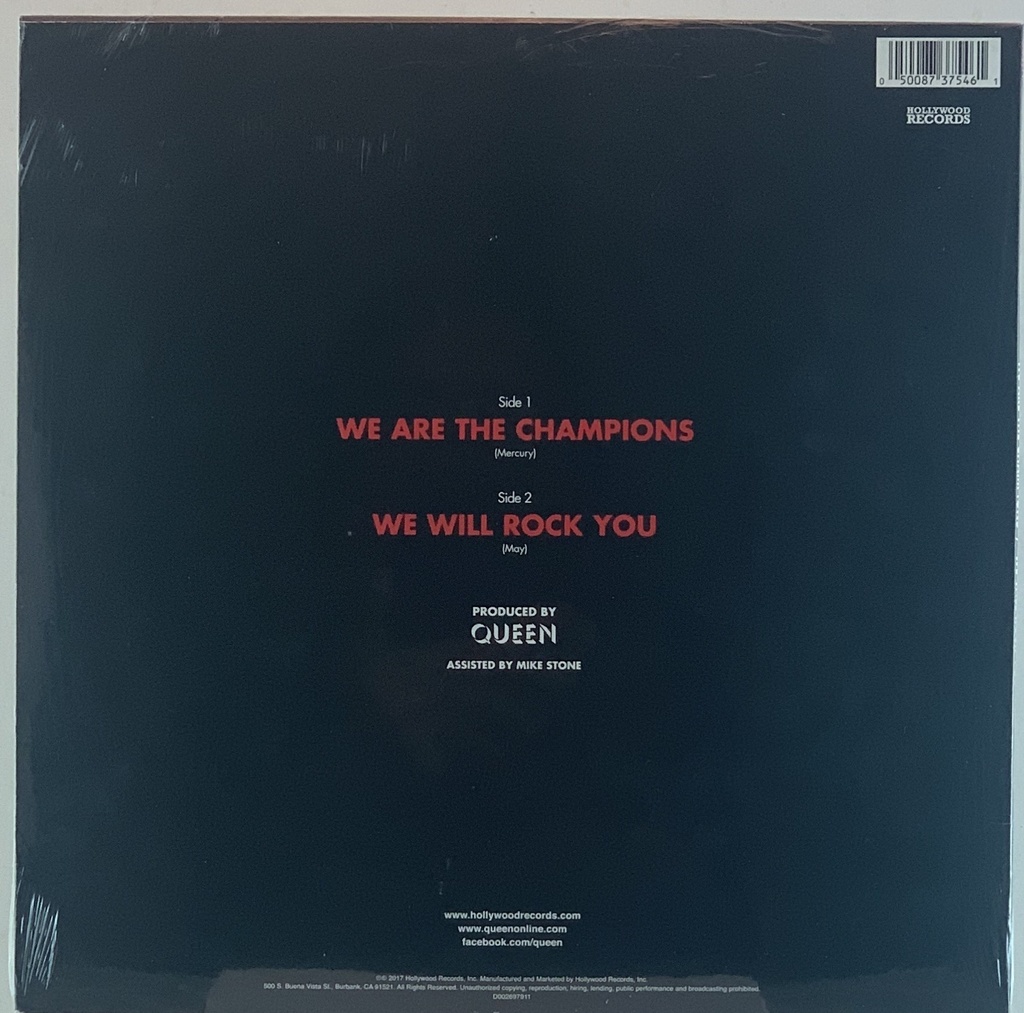 MIX 12"- Queen - We Are The Champions/We Will Rock You (novo)