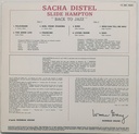 Sacha Distel / Slide Hampton - Back to Jazz (LP usado)