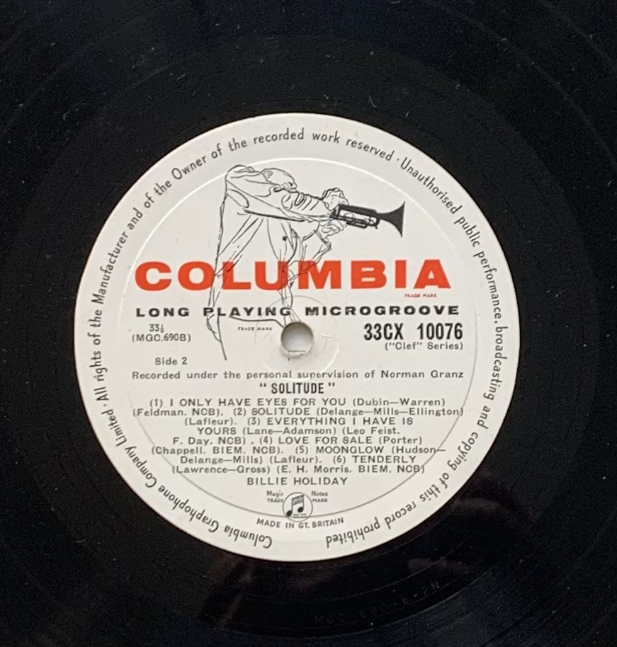 Billie Holiday - Solitude [Autografado] (LP usado)