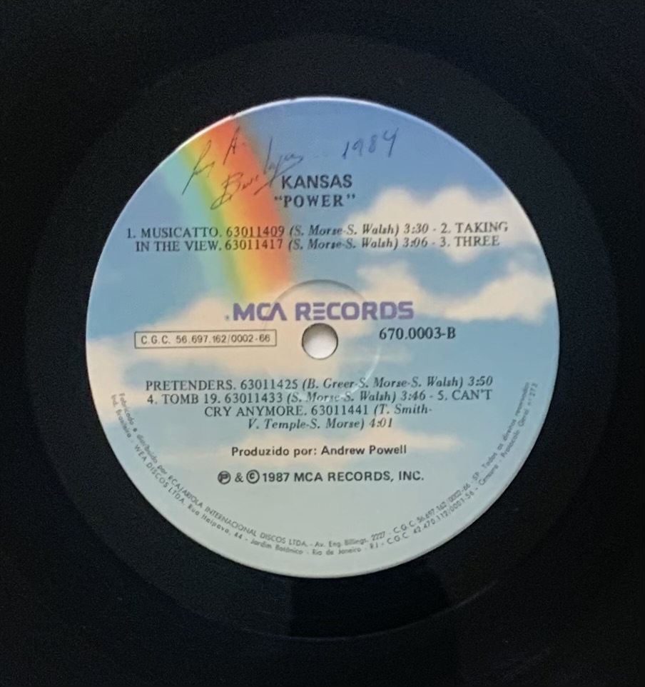 Kansas - Power (LP usado)