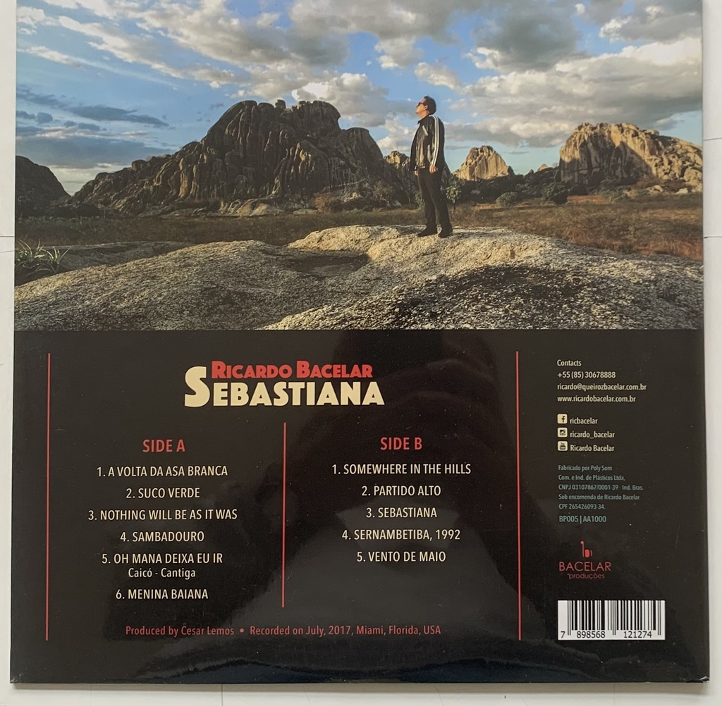 Ricardo Bacelar - Sebastiana (LP novo)