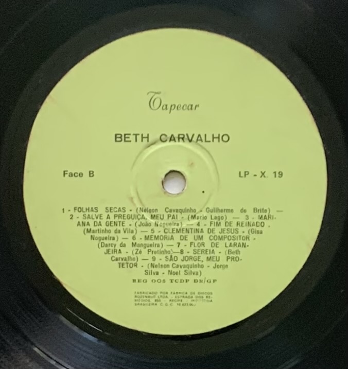 Beth Carvalho – Canto por um Novo Dia (LP usado)