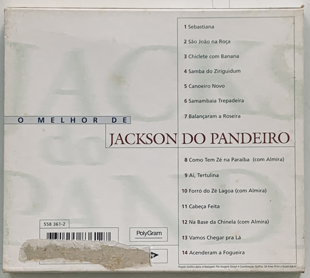 Jackson do Pandeiro – Como Tem Zé na Paraíba (CD usado)