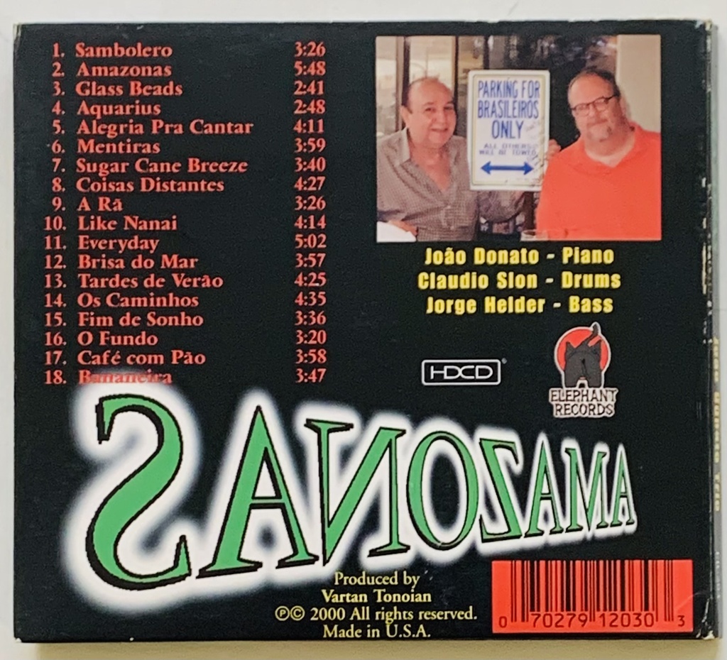 João Donato Trio - Amazonas (CD usado)