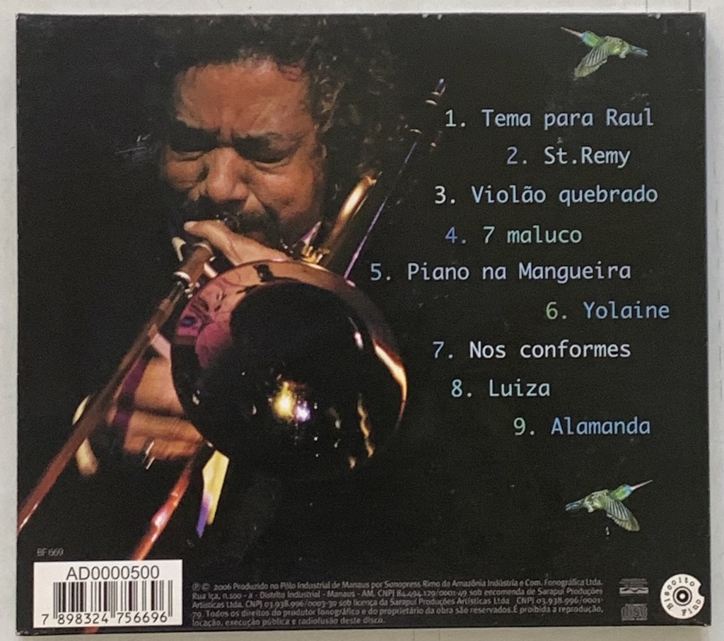 Raul de Souza - Jazzmim (CD usado)