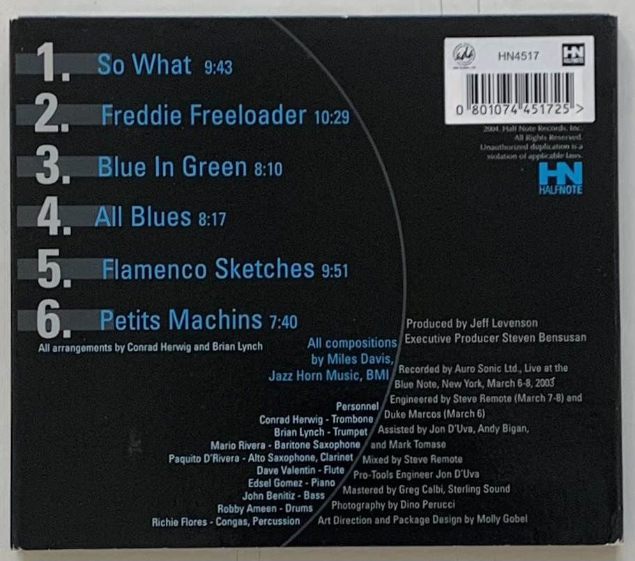 Conrad Herwig - Another Kind of Blue [The Latin Side of Miles Davis (CD usado)