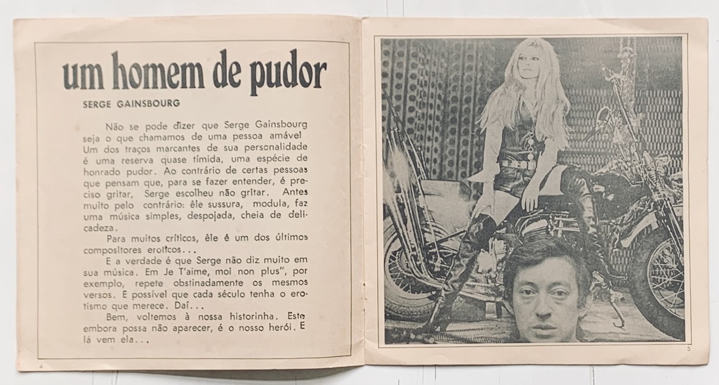 V/A - O Som do Pasquim [Ano 1 Nº1] (Vinil 7" EP usado)