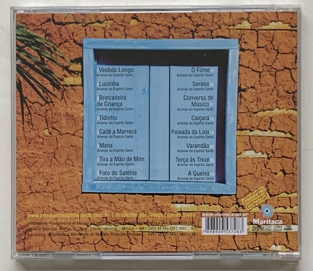 Arismar do Espírito Santo - Foto do Satélite (CD usado)