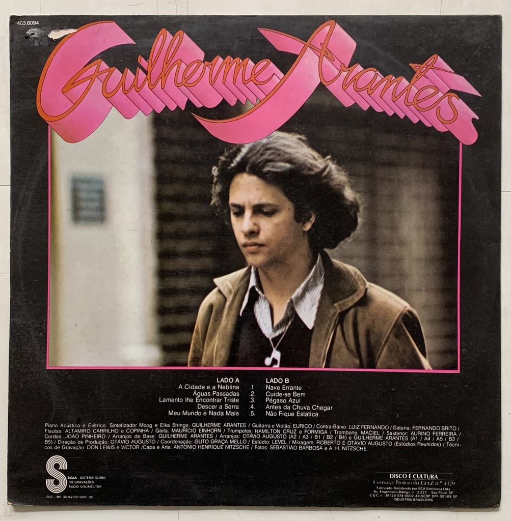Guilherme Arantes - Guilherme Arantes [1976] (LP usado)