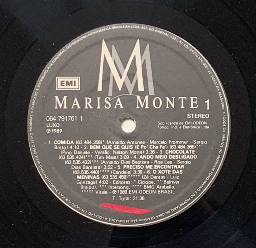 Marisa Monte - MM (LP usado)